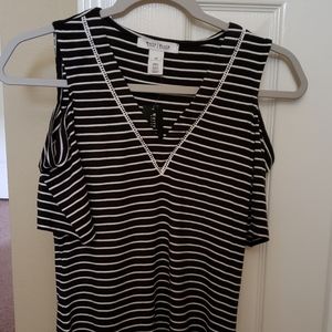 WHBM cold shoulder shirt
